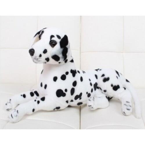 Large 60cm prone dalmatian dog plush toy lying dog christmas gift b0907