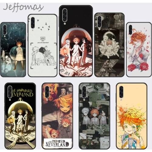 Anime The Promised Neverland phone Case cover Shell For Samsung A20 A30 30s A40 A7 2018 J2 J7 prime J4 Plus S5 Note 9 10 Plus