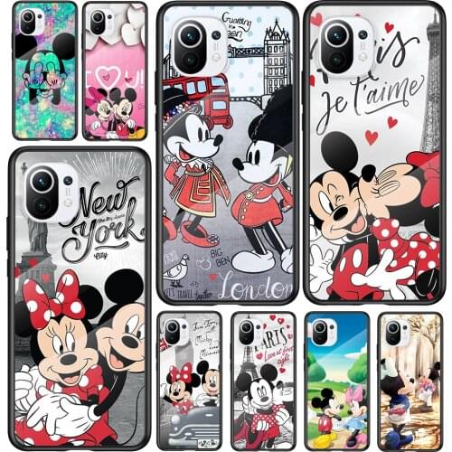 Tempered Glass Cover Mickey Minne Have Fun For Xiaomi Mi 11 11i 10T 10 CC9E CC9 9T Note 10 Ultra Pro Lite Phone Case