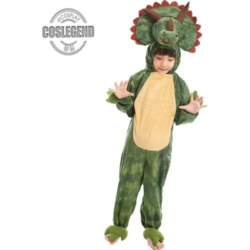 Childs Toddler Triceratops Dinosaur Costume Kids Dinosaur Halloween Costume Child Cosplay Animal Party Costume