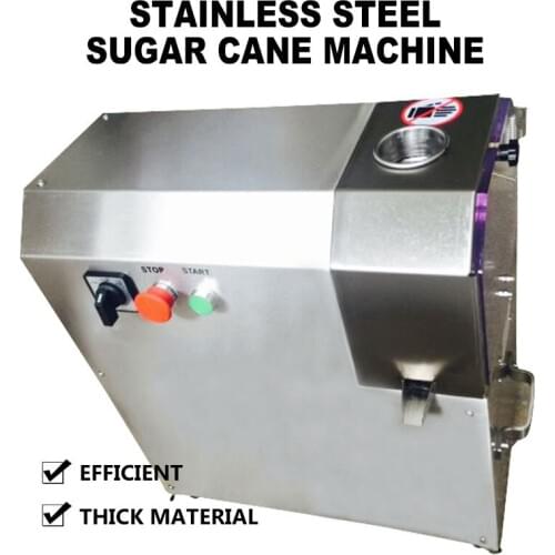 Commercial Sugar Cane Crusher Stainless Steel Large 300kg/h 220v/110v Cane-juice Squeezer Juicer Cane Mill Machine