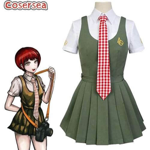 Cosersea Game Danganronpa 3: The End of Hopes Peak High School Koizumi Mahiru Cosplay Costume Women Uniform Suit Fullset