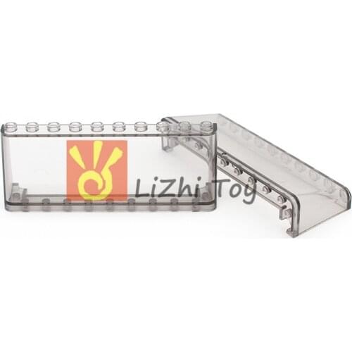 MOC Bricks 24607 Windscreen 2 x 10 x 3 DIY Enlighten Block Bricks Compatible with Assembles Particles