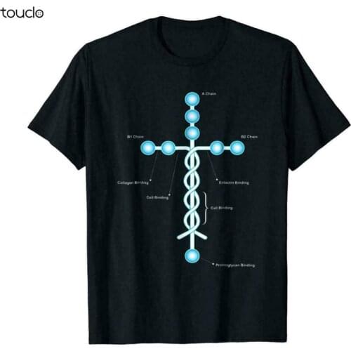 Laminin Jesus Cross Black T-shirt S-3XL