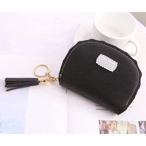 Fashion Tassel Women Credit Bank Cards Holder Passport Cover High Quality Zipper Metal Card Bag Case Keychain For Carteira Mujer