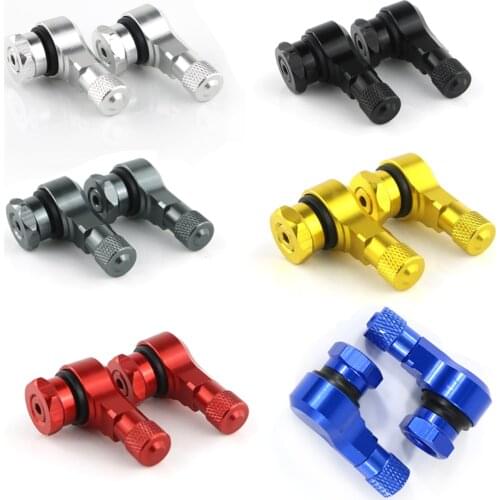 Motorcycle 90 Degree 11.3mm For Honda XL 1000 V Varadero Front and Rear CNC Wheel Tubeless Tire Valve Stems Aluminum alloy