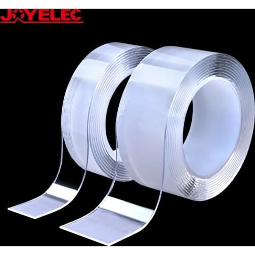 1/3/5M Nano Tape Tracsless Double Sided Tape Transparent No Trace Reusable Waterproof Adhesive Tape Cleanable Home gekkotape