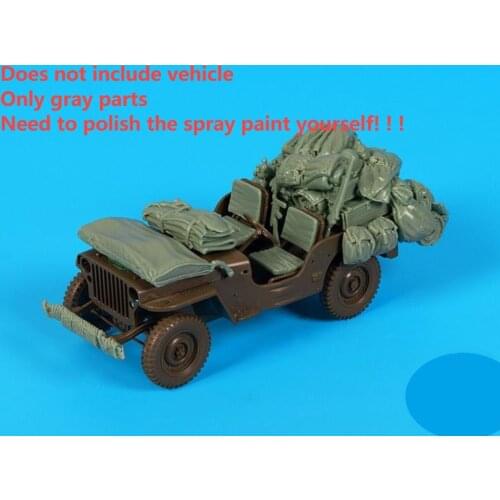 1:35 scale resin die-casting armored vehicle parts modification does not include the unpainted model of the car 35984
