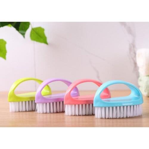 1pc Multi-functional Candy Color Cleaning Brush Shoes Brush Kitchen Cleaning Brushes