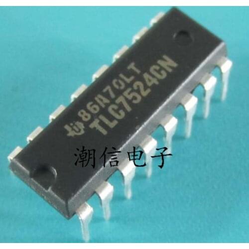 10cps TLC7524CN DIP - 16 d/a converters