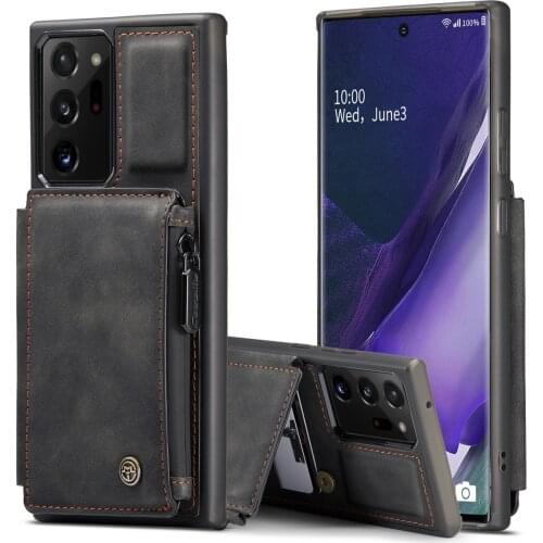 CaseMe Retro Leather Phone Cases For Samsung Galaxy S20 Ultra S20 Plus S10 Plus S9 Plus S8 Plus Note 9 10 Plus 20 Ultra Cover