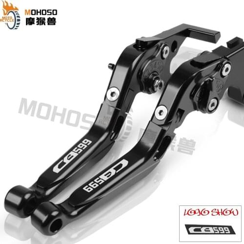 CB 599 Motorcycle Accessories CNC Folding Extendable adjustable Brake Clutch Levers For Honda CB599 CB 599 HORNET 1998-2006 2005