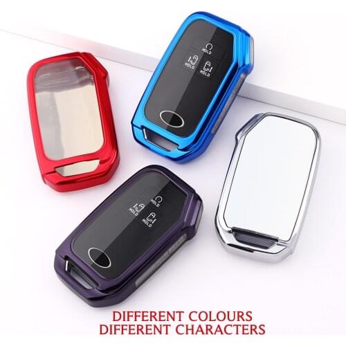 TPU Car Key Cover Case For Kia K5 Sportage R Stinger Sorento Cerato Key Fob Cover Holder For Kia Carnival 4th Generation