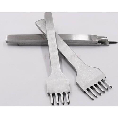 4 pcs Spacing Punch Tool For Leather Hole Punches DIY Leather Craft Tools
