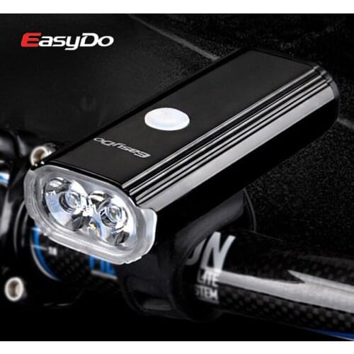 EasyDo 1000LM Cycling Headlight Bicycle Head Lamp 4400mA USB Rechargeable MTB Bike Front Light LED Flashlight for Road Cycle