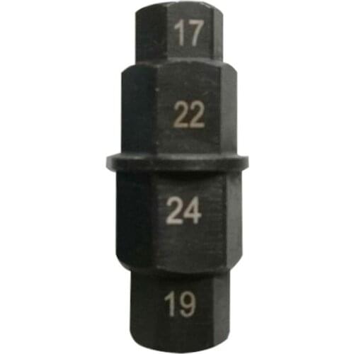 Motorbike Wheels Steel Motorcycle Front Axle Socket Driver Spanner Spindle Sleeve Auto Hex Key 17mm 19mm 22mm 24mm