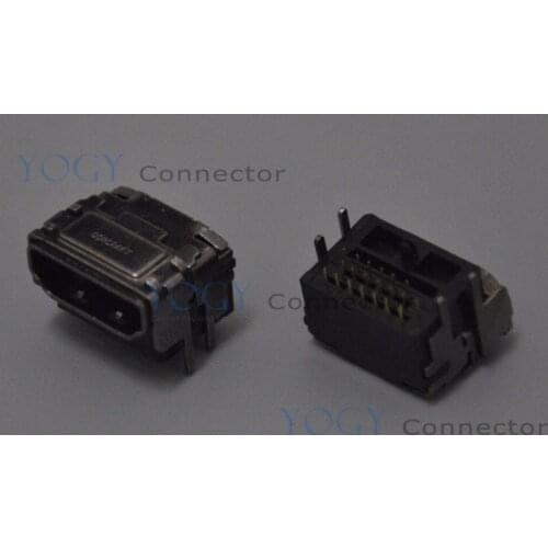 1pcs 13mm HDMI socket port fit for laptop and all-in-one motherboard hdmi female connector