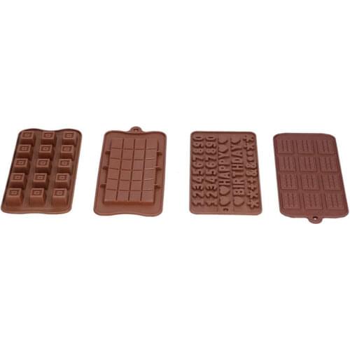 Innovative Mold Silicone Mold /Set Innovative Pattern Mold Silicone Chocolate Mold Baking Tool for Home Bakery Chocolate Mold