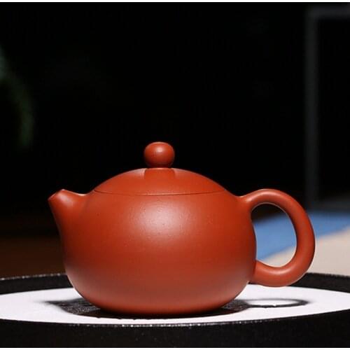 Yixing Tea Pot Purple Clay Xishi Teapots Raw ore Handmade beauty kettle Tea ceremony Customized gifts ball hole filter 160ml