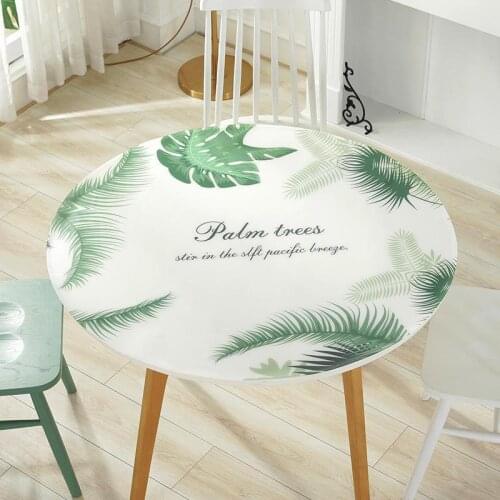 For Wedding Tafel Kleed Obrus Kuchenny Tovaglie Cover Redonda Round Toalha De Mesa Nappe Tablecloth Manteles PVC Table Cloth