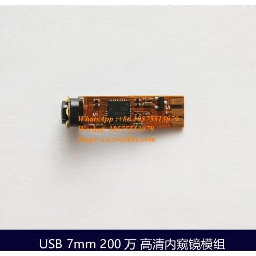 M7 7mm 2 Million Pixels With Compressed USB Endoscope Module Can Be Customized Manual Focus