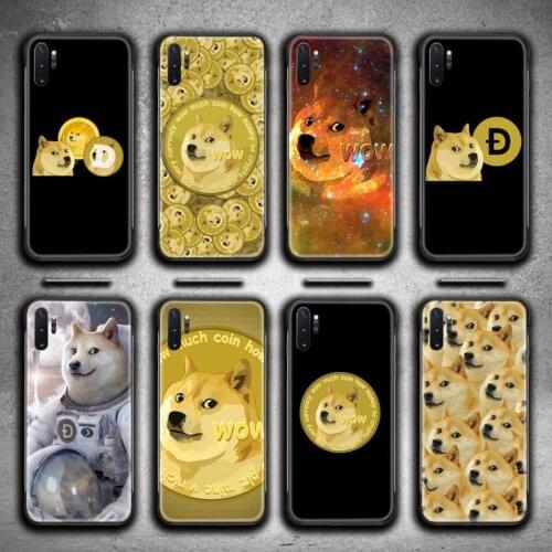 Cute Dogecoin Doge Phone Cases For Samsung Galaxy Note20 ultra 7 8 9 10 Plus lite M51 M21 M31S J8 2018 Prime