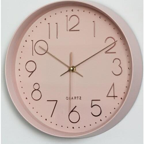 Fashion Classic Wall Clock Silent Simple Round Nordic Modern Large Wall Clock Digital Orologio Da Parete Home Decor BD50WC