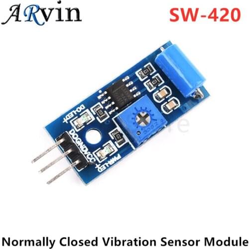 SW-420 Normally Closed Vibration Sensor Module for Alarm System Smart Vehicle Robot Helicopter Airplane Aeroplane Boart Car