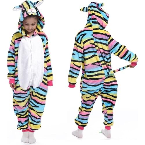 2021new children dinosaur animal flannel one-piece pajamas boys and girls cartoon anime role playing pajamas kids novel pajamas