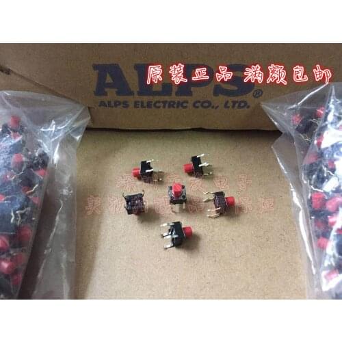 Original new 100% SKHHBYA010 light touch switch DIP vertical 4pin key micro motion 6*6*7