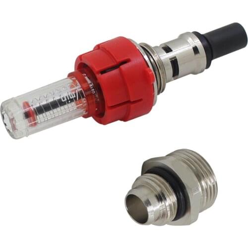 Thread Underfloor Heating Manifold Flow Meter / Regulator Replacement 1/2" BSP Parallel