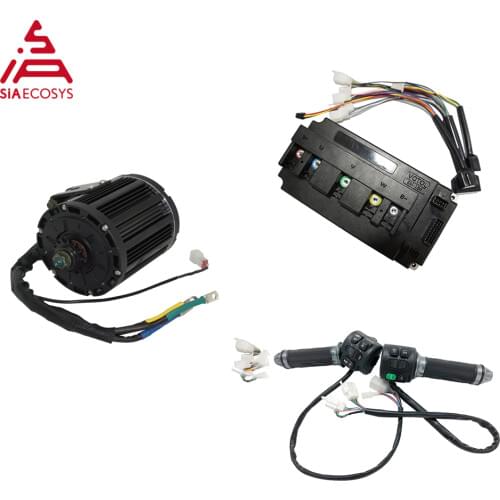 SIAECOSYS/QSMOTOR 138 4000W Rated 72V 100KPH 7500w Continous Mid Drive Motor Belt/Sprocket Type Power Train Kits