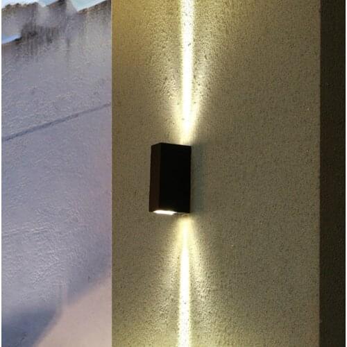 LED Wall Light Outdoor Wall Light 6W Indoor Bathroom Garden Porch Light Home Modern Aluminum Downlight ZM911