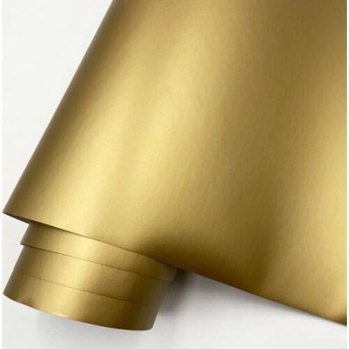 High quality car styling Matt gold Car Auto Body Sticker Decal Self Adhesive Wrapping Vinyl Wrap Sheet Film