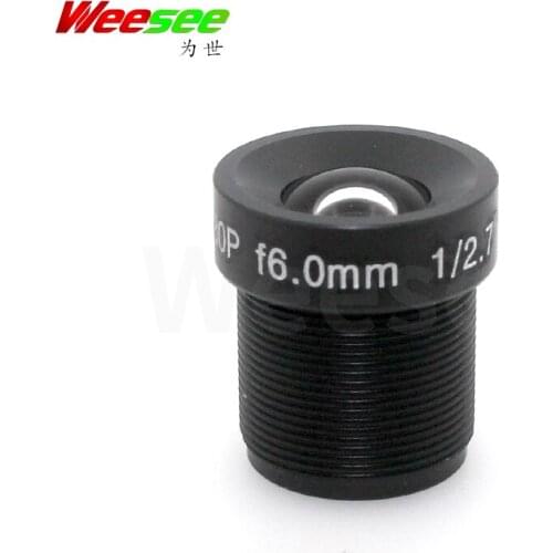WS 6mm 1/2.7 F1.8 M12 Mount Board lens Fixed lens Security Accessories Optical CCTV LENS