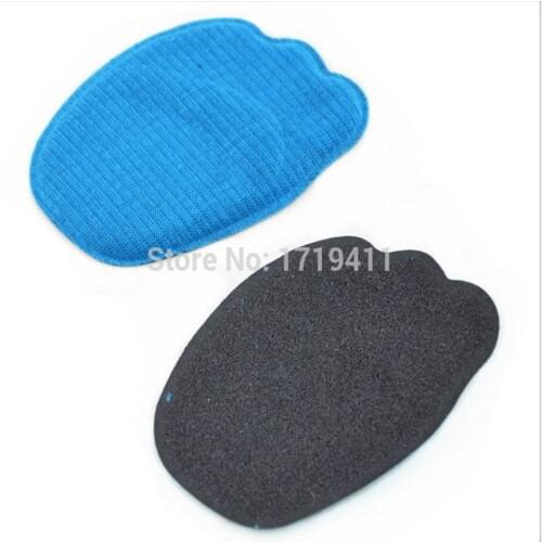 5 Pairs Fabric Faced Foot Care Feet Insoles Invisible Cushion Silicone Gel Heel Liner Shoe Front Half Pads