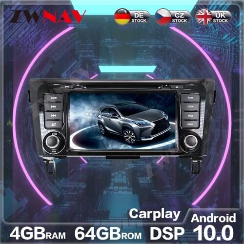 Android 10.0 Auto multimedia Radio For Nissan X-TRAIL NP300 Qashqai Dualis Rouge 2013-2017 GPS Radio stereo head unit free map
