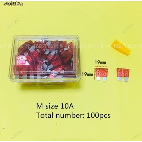 Automotive universal hybrid insurance car insert chip fuse mini small medium flat foot fuse insert CD50 Q04