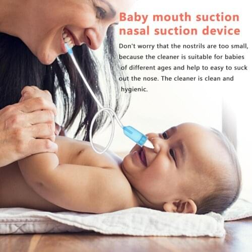 Baby Nose Clean Silicone Infant Nasal Aspirator Wash Your Nose Care Baby Nose Nasal Inhaler Infant Preventing Backflow Aspirator