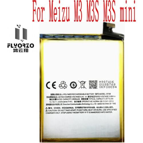 FLYORZO Meizu M3s Mini Phone Batteries