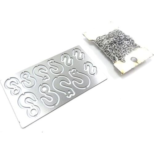 Scene Component Hook Chain Combination for 1/14 Tamiya RC Truck Trailer Tipper Scania MAN Benz Actros Volvo Car Diy