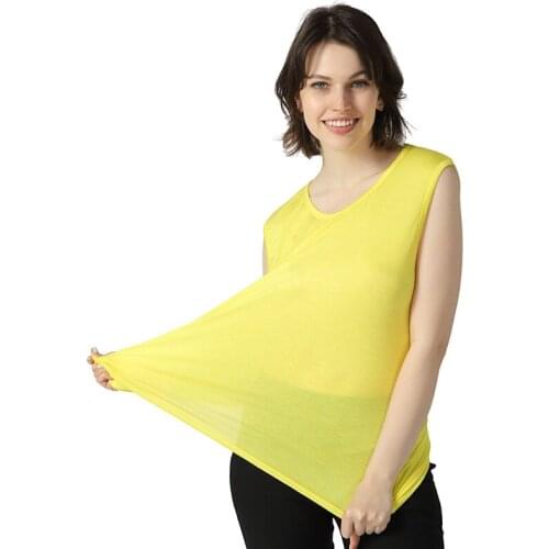Summer Style U-Neck Thin stretch large thread Modal Womens Tank Tops Plus Size 8XL Tops Tees Home women Vests