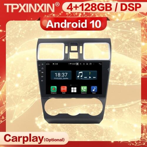 Carplay 2 Din Android Screen Multimedia Stereo Receiver For Subaru Forester WRX 2014 2015 2016 Wifi Radio Audio Player Head Unit
