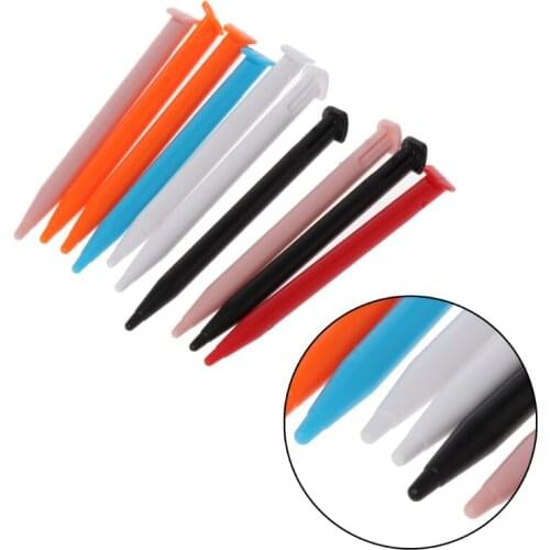 10Pcs Plastic Stylus Pen Game Console Screen Touch Pen for nintendo 2DS XL / LL