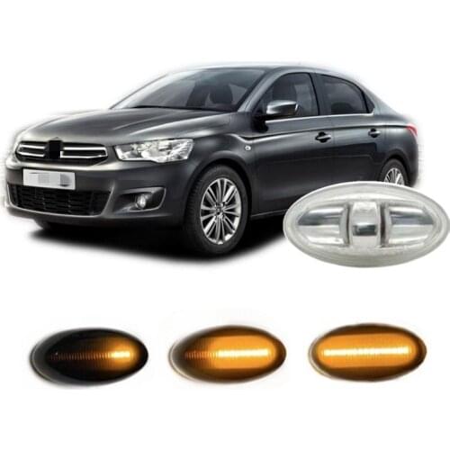 Fit for CITROEN C-Elysee 2012 2013 2014 2015 2016 2017 2018 2019 Dynamic LED Indicator Side Marker Signal Light Accessories