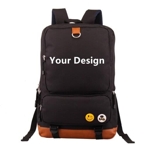 Dropshiping Customized Design Oxford Travel Backpack Girls Large School Bags Students Bookbag USB Laptop Backpack