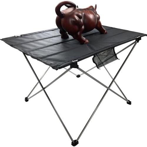 Hiking Desk Traveling Picnic Table Oxford Cloth Aluminum Alloy Portable Table Outdoor Furniture Foldable Folding