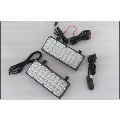 Higher star 27W 2pcs Led car grill warning lights,strobe headlights, ambulance emergency lights waterproof