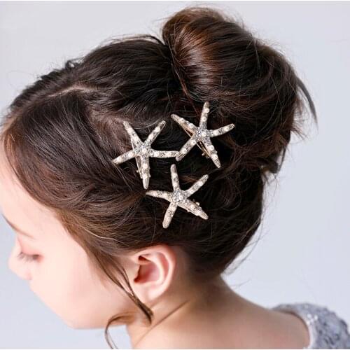 3 Pcs Simulated Pearls Hair Clips For Children Gold Hair Ornaments Bridal Women Kid Headbands Hairpins Rhinestone Jewelry