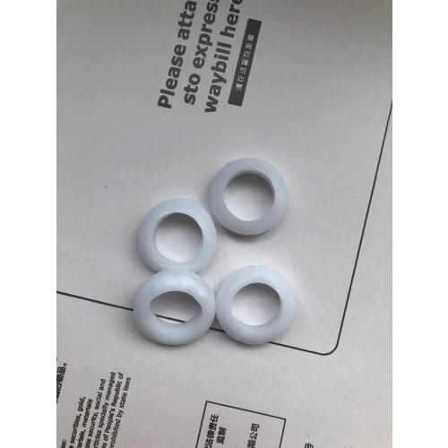 1000pcs 18mm x 27.5mm White Rubber Wiring Grommets Ring Cable Protector